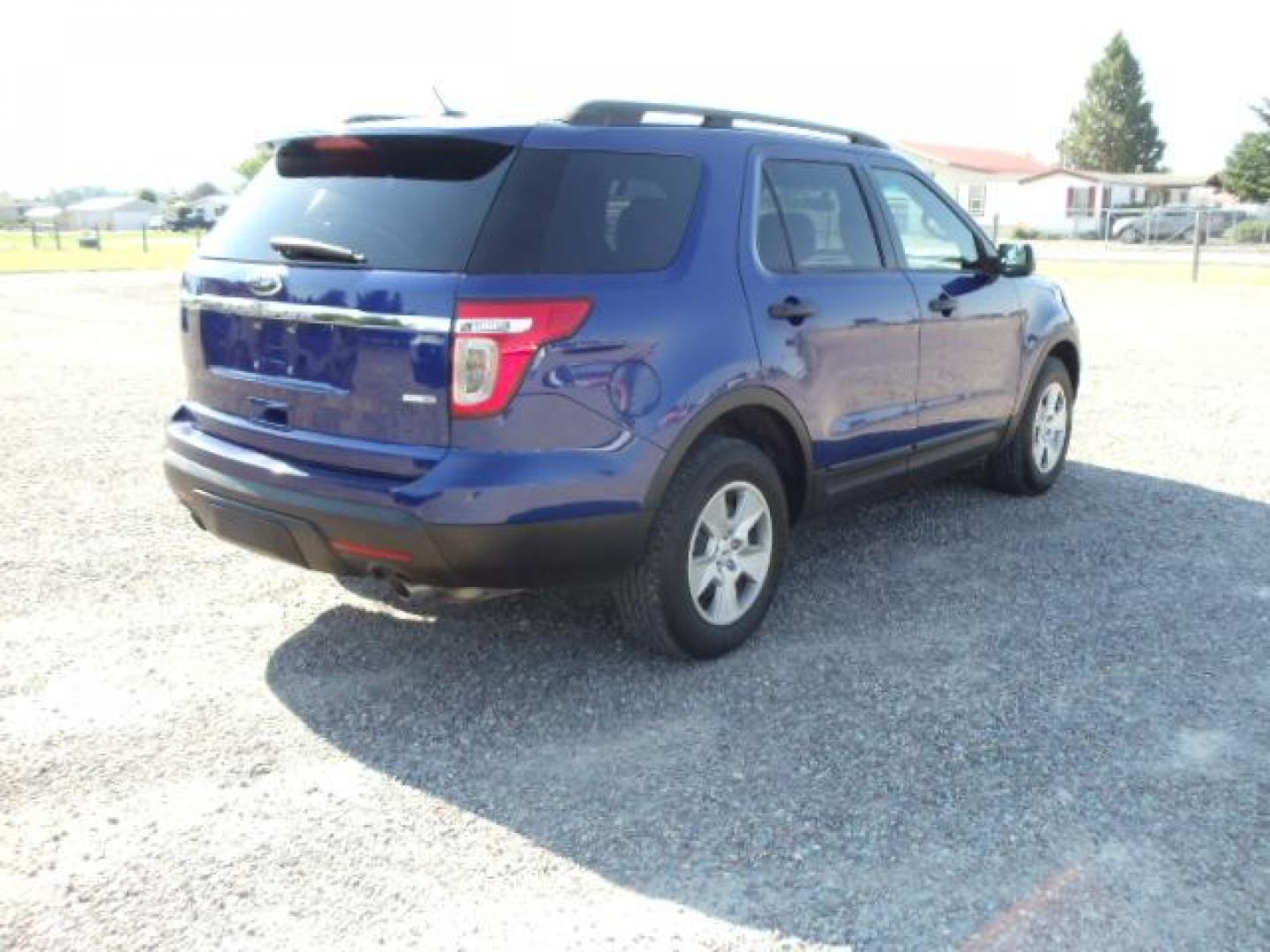 2014 Blue /Silver Ford Explorer Base 4WD (1FM5K8B83EG) with an 3.5L V6 DOHC 24V engine, 6-Speed Automatic transmission, located at 5465 Highway 2 W., Columbia Falls, MT, 59912, (406) 892-4407, 48.352188, -114.240929 - Keyless entry Cruise control AC and heat front and rear Power windows door locks and mirrors Power seat driver side only MP3-CD 3rd Seat Near new tires - Photo#7