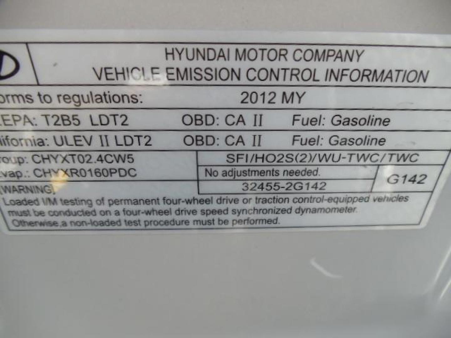 2012 Silver /Gray Hyundai Santa Fe GLS 2.4 4WD (5XYZGDAB4CG) with an 2.4L L4 DOHC 16V engine, 6-Speed Automatic transmission, located at 5465 Highway 2 W., Columbia Falls, MT, 59912, (406) 892-4407, 48.352188, -114.240929 - Keyless entry Cruise control AC Tilt wheel Power windows door locks and mirrors Brand new tires - Photo#25