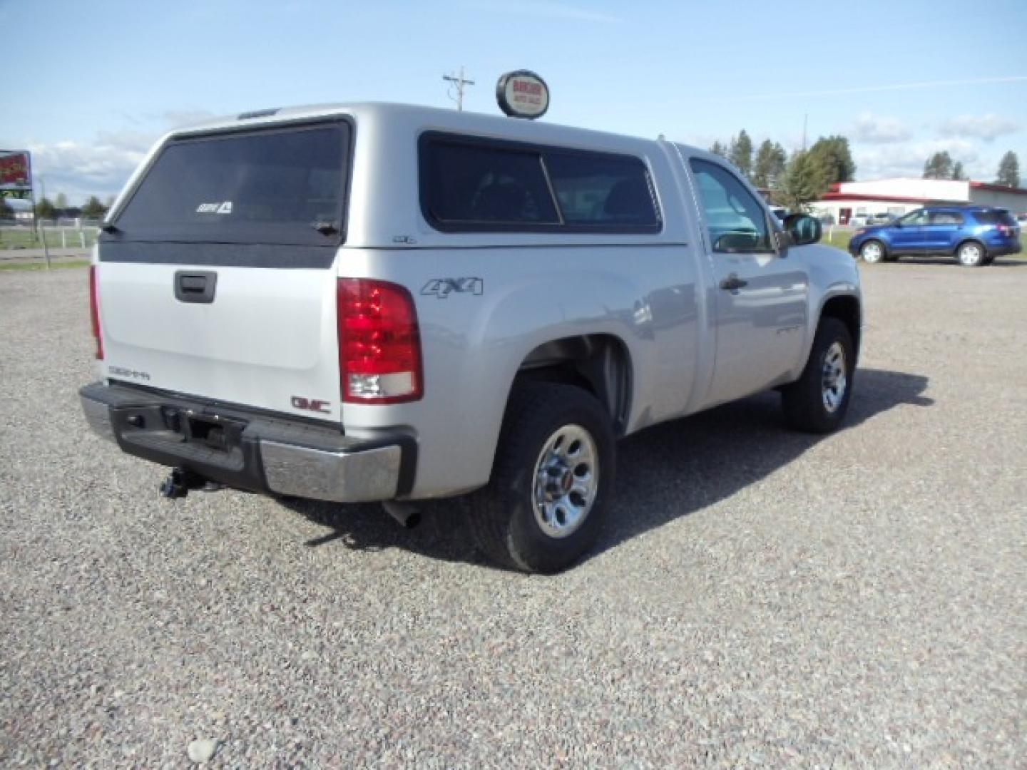 2013 Silver /Grey GMC Sierra 1500 Work Truck 4WD (1GTN2TEXXDZ) with an 4.3L V6 OHV 12V engine, 6-Speed Automatic transmission, located at 5465 Highway 2 W., Columbia Falls, MT, 59912, (406) 892-4407, 48.352188, -114.240929 - This truck is a local trade in. The truck is clean inside and out with near new tires and low actual miles. - Photo#7