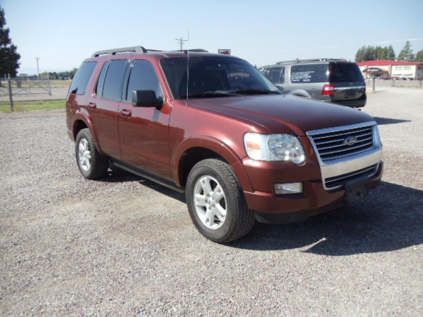 2010 Brown /Gray Ford Explorer XLT 4.0L 4WD (1FMEU7DE3AU) with an 4.0L V6 SOHC 16V engine, 5-Speed Automatic transmission, located at 5465 Highway 2 W., Columbia Falls, MT, 59912, (406) 892-4407, 48.352188, -114.240929 - Photo#0