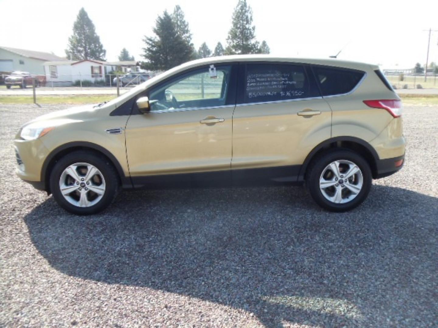 2015 Gold /Tan Ford Escape SE 4WD (1FMCU9G92FU) with an 2.0L L4 DOHC 16V engine, 6-Speed Automatic transmission, located at 5465 Highway 2 W., Columbia Falls, MT, 59912, (406) 892-4407, 48.352188, -114.240929 - Photo#3