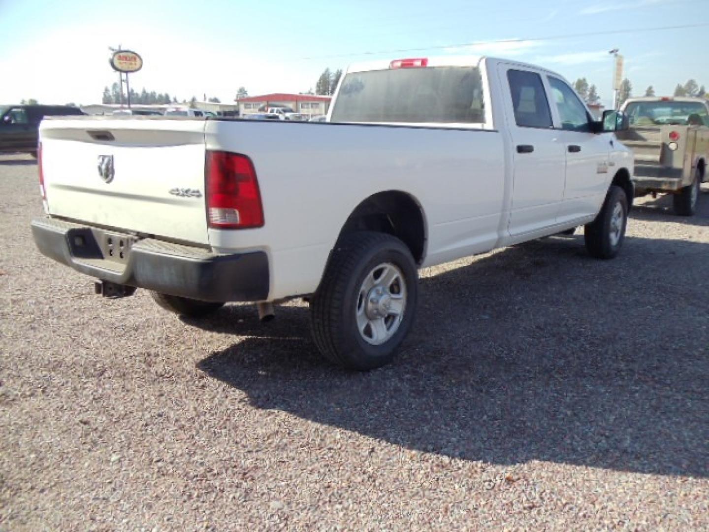 2014 White /Grey RAM 3500 Tradesman (3C63R3GT8EG) with an 5.7L V8 OHV 16V engine, 6-Speed Automatic transmission, located at 5465 Highway 2 W., Columbia Falls, MT, 59912, (406) 892-4407, 48.352188, -114.240929 - Photo#8