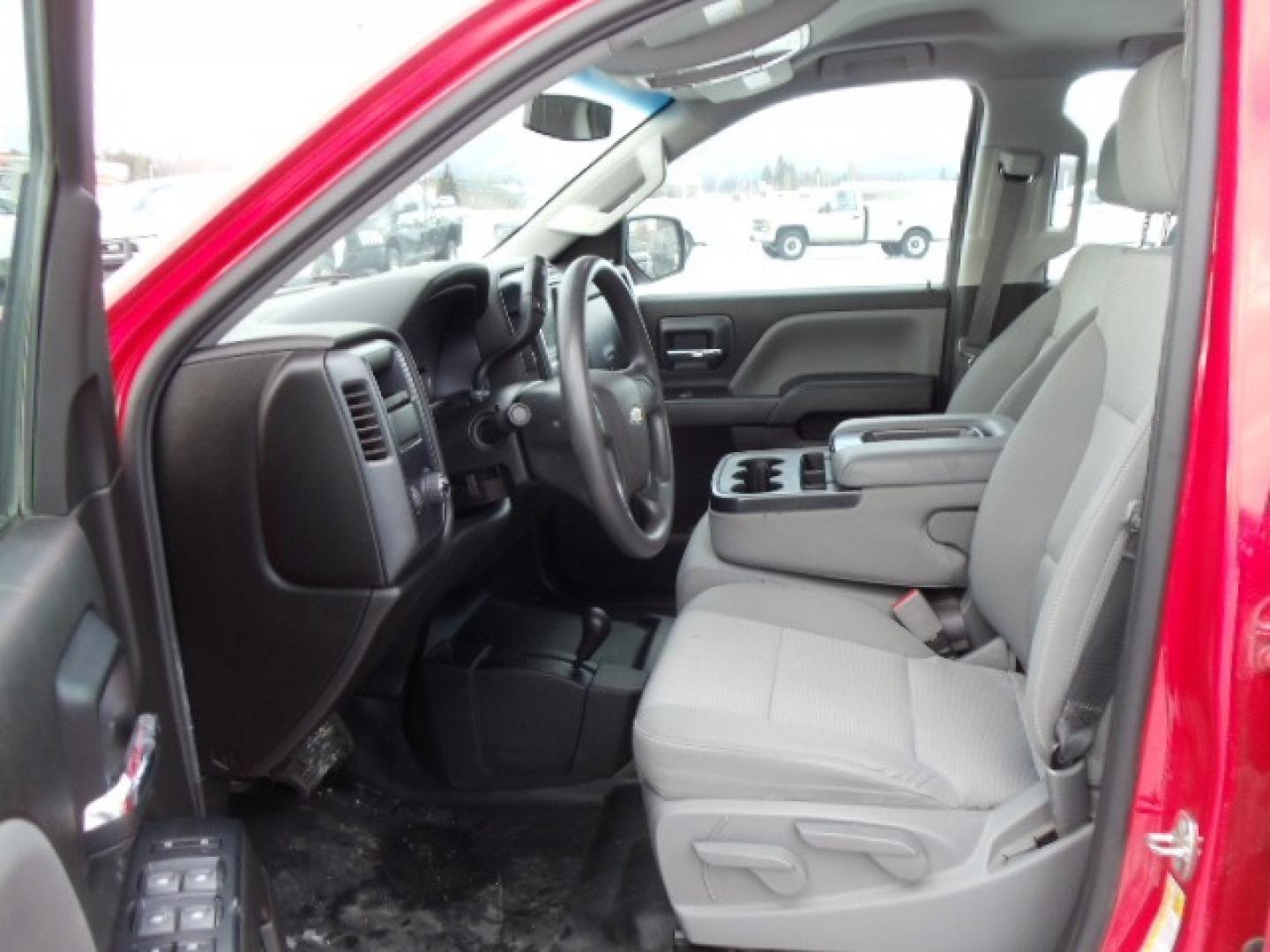 2017 /Gray Chevrolet Silverado 1500 Work Truck Double Cab 4WD (1GCVKNEHXHZ) with an 4.3L V6 OHV 12V engine, Automatic transmission, located at 5465 Highway 2 W., Columbia Falls, MT, 59912, (406) 892-4407, 48.352188, -114.240929 - This truck was previously owned by the federal government so it has been well maintained and taken care of. The vehicle is very clean inside and out with good tires and low miles. This is the double cab short box with the 6 cylinder gas motor. - Photo#15