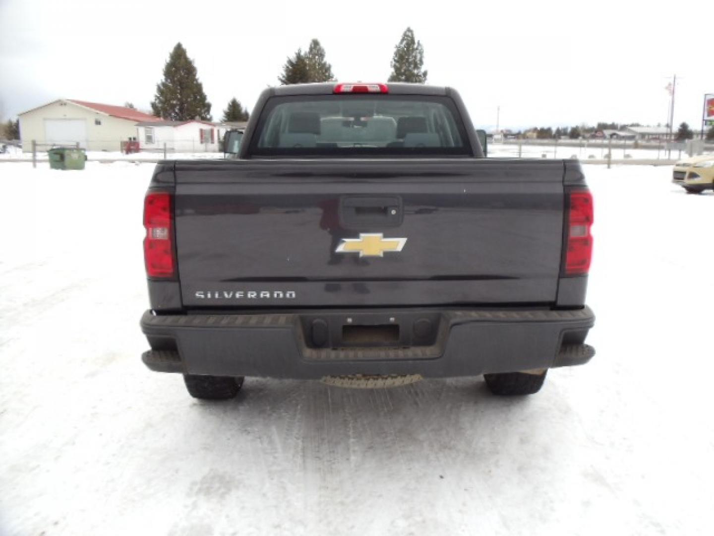 2014 Gray /Gray Chevrolet Silverado 1500 Work Truck 1WT Double Cab 4WD (1GCVKPEHXEZ) with an 4.3L V6 OHV 12V engine, 6-Speed Automatic transmission, located at 5465 Highway 2 W., Columbia Falls, MT, 59912, (406) 892-4407, 48.352188, -114.240929 - This truck was previously owned by the federal government so it has been well maintained and taken care of. The vehicle is clean inside and out with good tires and low miles. The oil is a little dark for my liking so i will be having the chevy dealership service and inspect this truck next week. - Photo#5