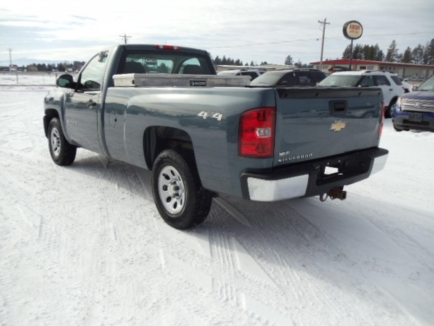 2011 Blue /Gray Chevrolet Silverado 1500 Work Truck 4WD (1GCNKPEA9BZ) with an 4.8L V6 OHV 16V engine, 4-Speed Automatic transmission, located at 5465 Highway 2 W., Columbia Falls, MT, 59912, (406) 892-4407, 48.352188, -114.240929 - This truck was previously owned by the federal government so it has been well maintained and taken care of. The truck is very clean inside and out with good tires and low actual miles. We had this truck mechanically inspected. - Photo#4