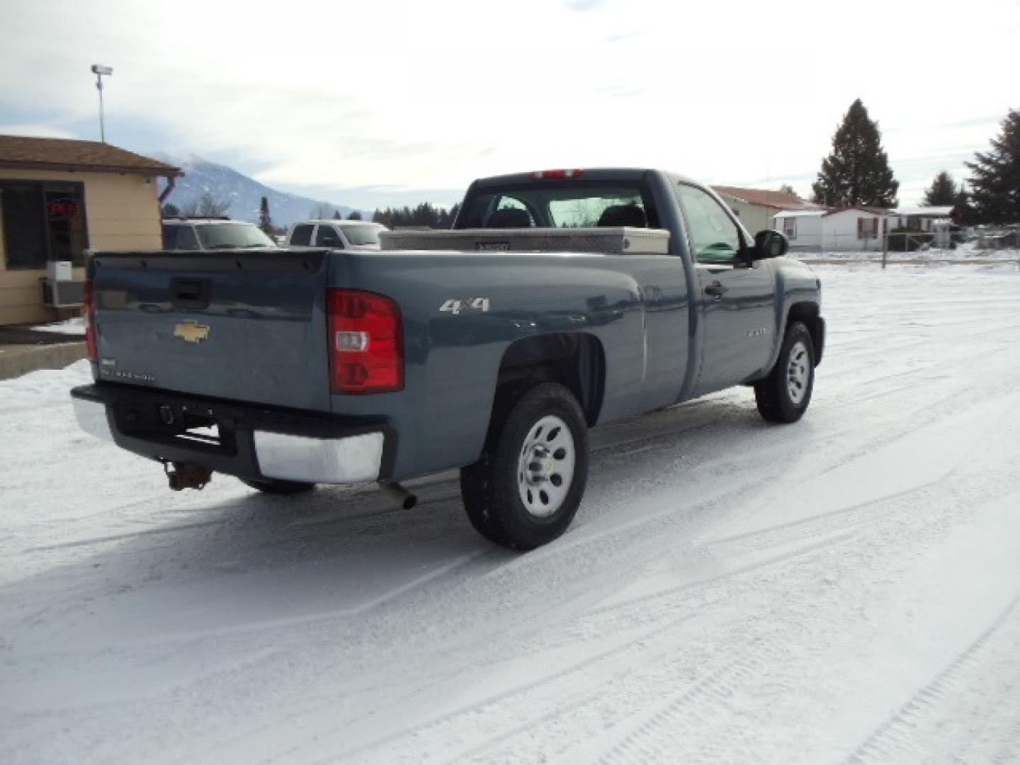 2011 Blue /Gray Chevrolet Silverado 1500 Work Truck 4WD (1GCNKPEA9BZ) with an 4.8L V6 OHV 16V engine, 4-Speed Automatic transmission, located at 5465 Highway 2 W., Columbia Falls, MT, 59912, (406) 892-4407, 48.352188, -114.240929 - This truck was previously owned by the federal government so it has been well maintained and taken care of. The truck is very clean inside and out with good tires and low actual miles. We had this truck mechanically inspected. - Photo#8