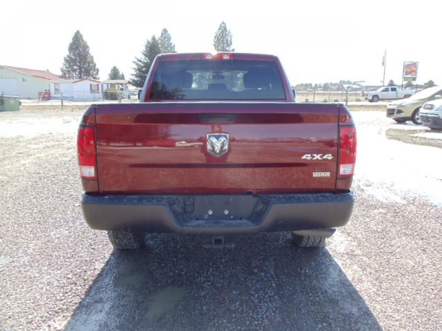 2019 /Gray RAM 1500 Tradesman Quad Cab 4WD (1C6RR7FG6KS) with an 3.6L V6 DOHC 24V FFV engine, 8A transmission, located at 5465 Highway 2 W., Columbia Falls, MT, 59912, (406) 892-4407, 48.352188, -114.240929 - This vehicle was previously owned by the federal government so it has been well maintained and taken care of. The truck is very clean inside and out with near new tires and low miles. This is the quad door short box. - Photo#5