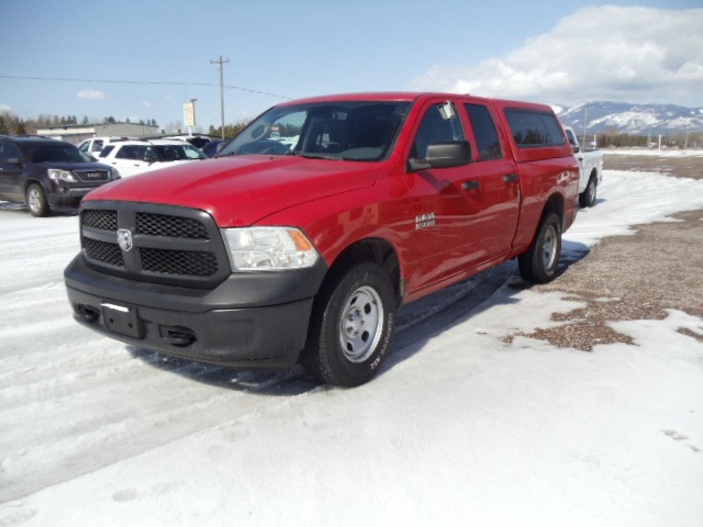 2016 /Gray RAM 1500 Tradesman Quad Cab 4WD (1C6RR7FG0GS) with an 3.6L V6 DOHC 24V FFV engine, 6A transmission, located at 5465 Highway 2 W., Columbia Falls, MT, 59912, (406) 892-4407, 48.352188, -114.240929 - Photo#2