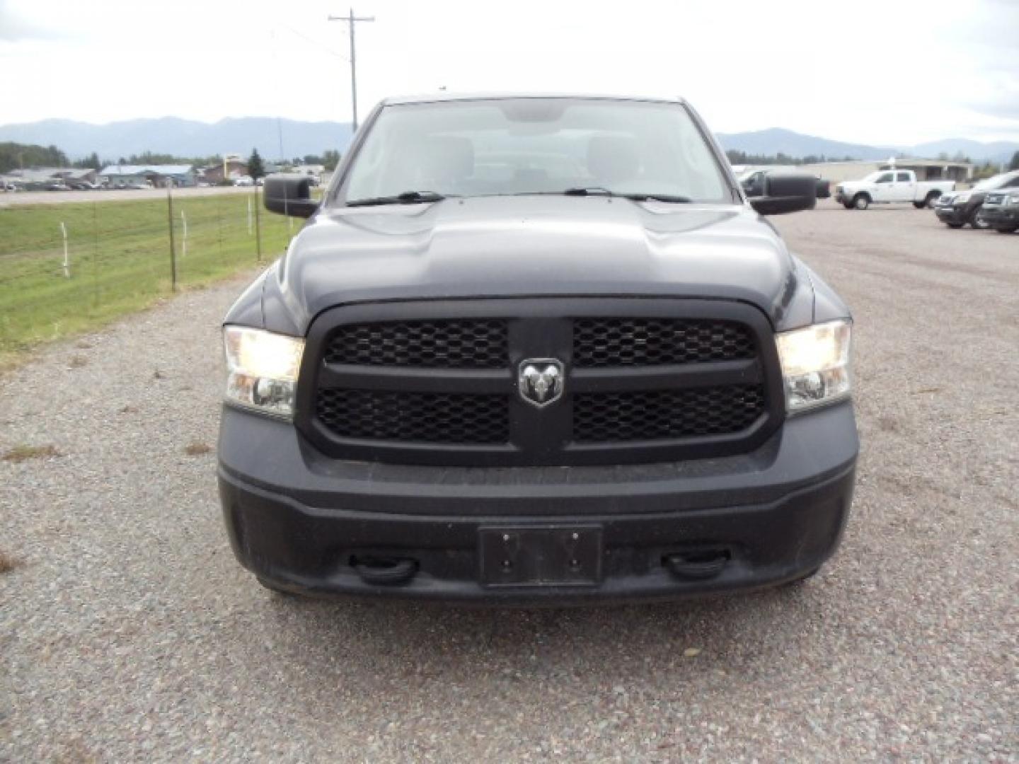 2018 Blue /Gray RAM 1500 Tradesman Crew Cab SWB 4WD (1C6RR7KG1JS) with an 3.6L V6 DOHC 24V FFV engine, 8A transmission, located at 5465 Highway 2 W., Columbia Falls, MT, 59912, (406) 892-4407, 48.352188, -114.240929 - Photo#1