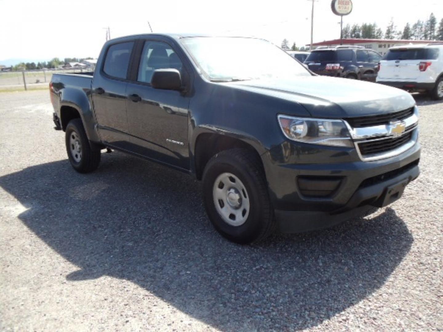 2017 Gray /Grey Chevrolet Colorado Work Truck (1GCGTBEN3H1) with an 3.6L V6 DOHC 24V GAS engine, 6A transmission, located at 5465 Highway 2 W., Columbia Falls, MT, 59912, (406) 892-4407, 48.352188, -114.240929 - Photo#0