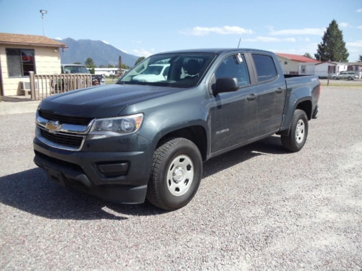 2017 Gray /Grey Chevrolet Colorado Work Truck (1GCGTBEN3H1) with an 3.6L V6 DOHC 24V GAS engine, 6A transmission, located at 5465 Highway 2 W., Columbia Falls, MT, 59912, (406) 892-4407, 48.352188, -114.240929 - Photo#2