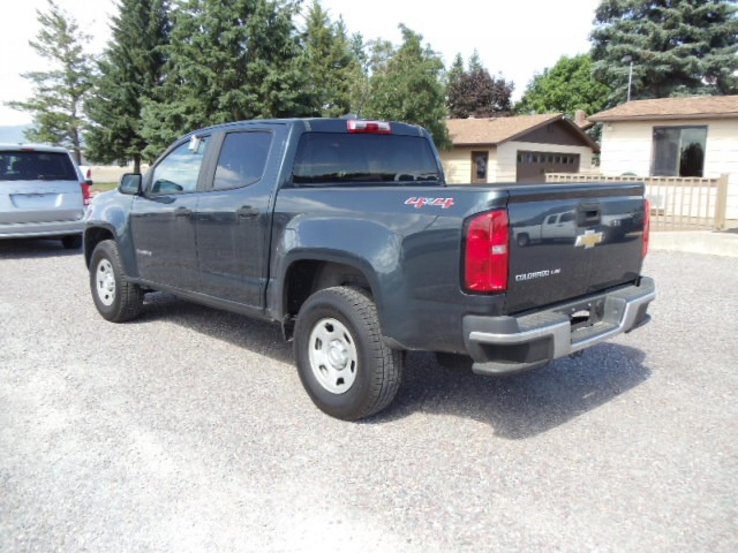 2017 Gray /Grey Chevrolet Colorado Work Truck (1GCGTBEN3H1) with an 3.6L V6 DOHC 24V GAS engine, 6A transmission, located at 5465 Highway 2 W., Columbia Falls, MT, 59912, (406) 892-4407, 48.352188, -114.240929 - Photo#4