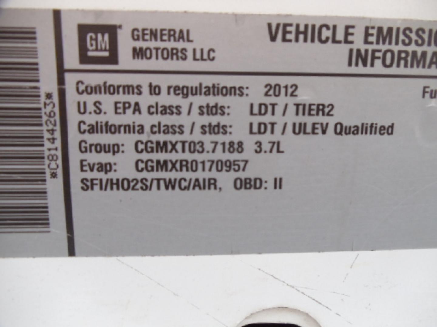 2012 White /Gray Chevrolet Colorado Work Truck Ext. Cab 4WD (1GCJTBFE4C8) with an 3.7L L5 DOHC 20V engine, Automatic transmission, located at 5465 Highway 2 W., Columbia Falls, MT, 59912, (406) 892-4407, 48.352188, -114.240929 - Photo#19