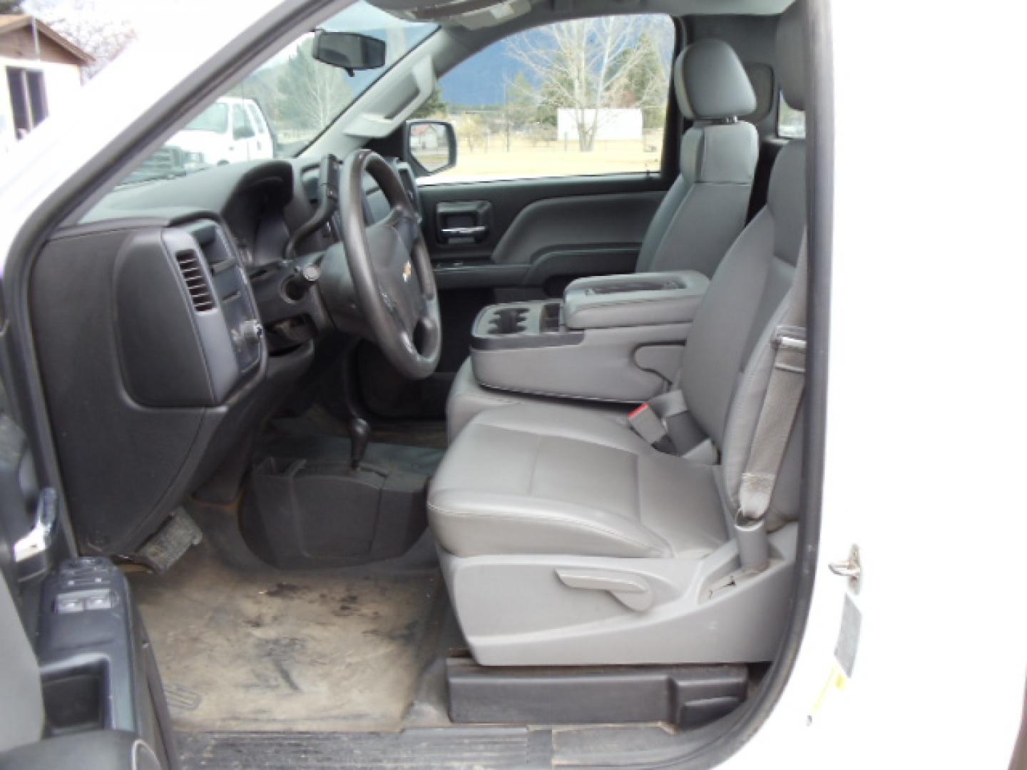 2015 White /Gray Chevrolet Silverado 1500 Work Truck Short Box 4WD (1GCNKPEH9FZ) with an 4.3L V6 engine, 6-Speed Automatic transmission, located at 5465 Highway 2 W., Columbia Falls, MT, 59912, (406) 892-4407, 48.352188, -114.240929 - Photo#14