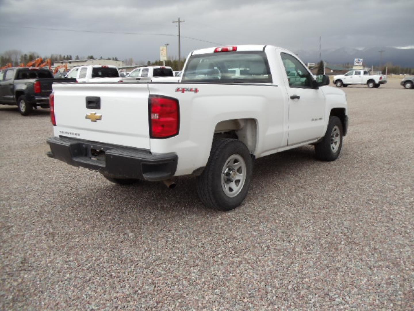 2015 White /Gray Chevrolet Silverado 1500 Work Truck Short Box 4WD (1GCNKPEH9FZ) with an 4.3L V6 engine, 6-Speed Automatic transmission, located at 5465 Highway 2 W., Columbia Falls, MT, 59912, (406) 892-4407, 48.352188, -114.240929 - Photo#6