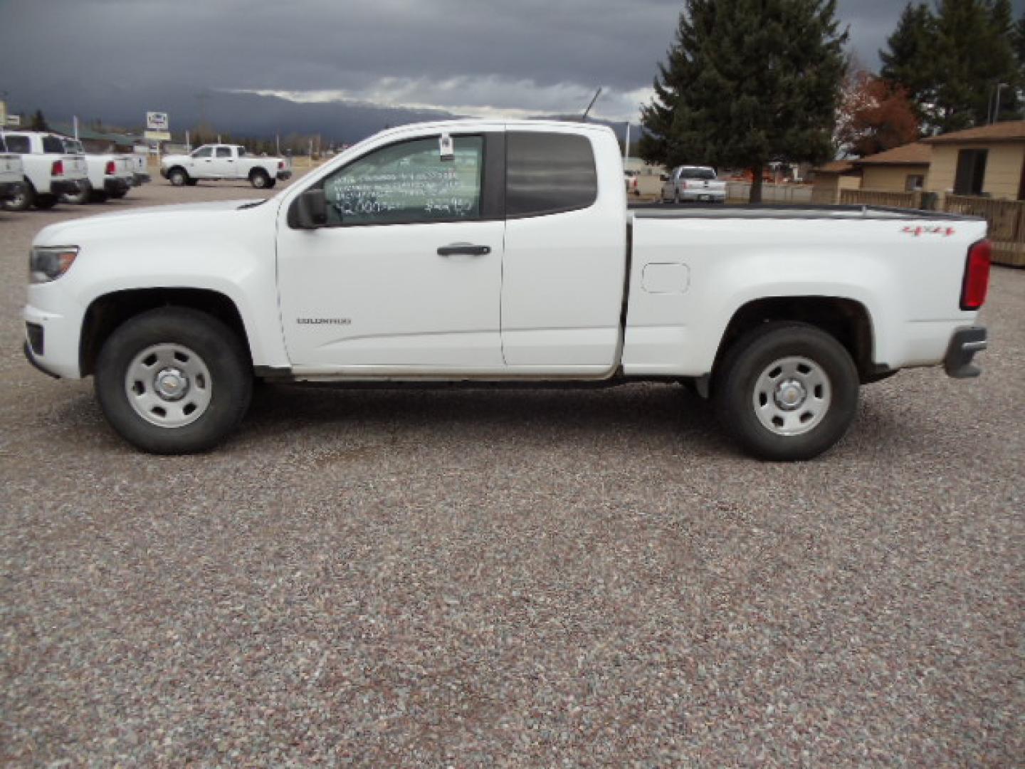 2016 White /Tan Chevrolet Colorado Work Truck Ext. Cab 4WD (1GCHTBEA6G1) with an 2.5L L4 DOHC 16V GAS engine, 6A transmission, located at 5465 Highway 2 W., Columbia Falls, MT, 59912, (406) 892-4407, 48.352188, -114.240929 - Photo#3