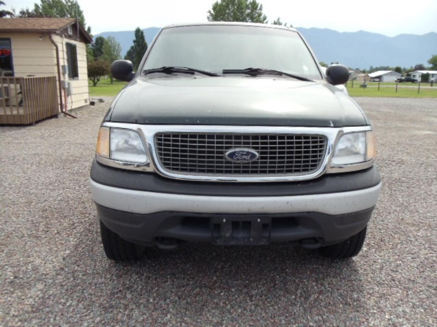 2001 Green /Silver Ford Expedition XL (1FMPU16L51L) with an 5.4LV8 engine, 4-speed electronically-controlled automatic transmission w/OD transmission, located at 5465 Highway 2 W., Columbia Falls, MT, 59912, (406) 892-4407, 48.352188, -114.240929 - 5.4LV8,Automatic,6 Passenger, Loaded, Power Seat Drivers - Photo#1